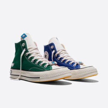 CONVERSE CHUCK 70 HI EGRET/YELLOW/GREEN 男女 休閒鞋 A21361C