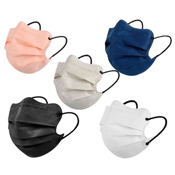 【蝦皮直營】蝶型口罩(50入組)蝴蝶口罩波浪口罩莫蘭迪口罩黑色口罩粉色藍色口罩成人口罩透氣口罩平面口罩護眼角口罩