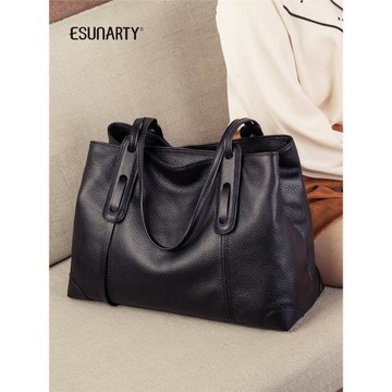 高級感包包洋氣大容量軟皮大包女2026新款時尚質感真皮手提托特包