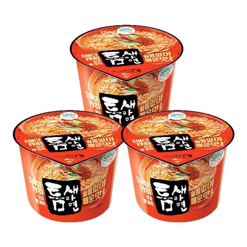 八道 Paldo 韓国で最も辛いラーメン (スコヴィル9,413) GS25 トムセ(トゥンセ)ラーメン 3個入   韓国食品   トゥムセ