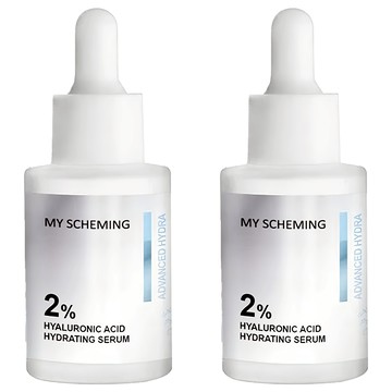MY SCHEMING 我的心機 2%玻尿酸極效保濕精華  30ml  2個