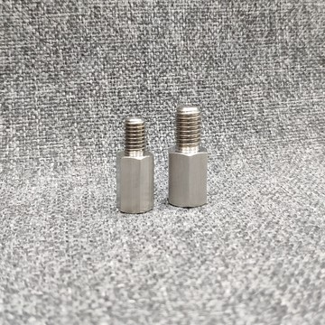 白鐵不鏽鋼 機車後照鏡增高螺絲 M8 M10 正轉正 摩托車手機架增高必備 五匹 黑隼加高適用 後視鏡轉接