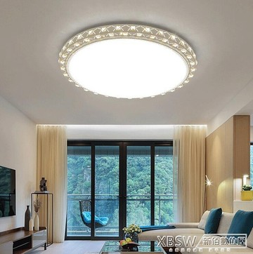 圓形led水晶具客廳燈大氣現代簡約溫馨臥室燈餐廳燈飾家用cy 新佰數位屋 Yahoo奇摩超級商城 Line購物