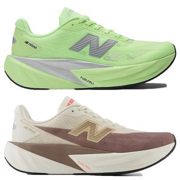 New Balance 慢跑鞋 女鞋 寬楦 FuelCell Rebel v5 綠/米咖 WFCXLZ5-D/WFCXLJ5-D