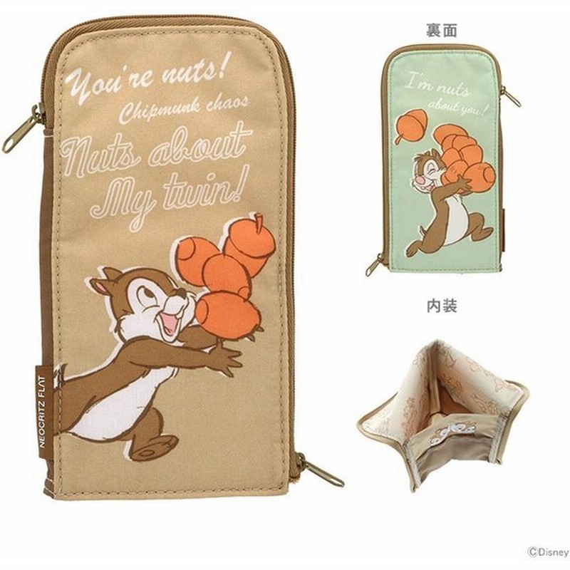 ディズニー チップ デール ネオクリッツフラット スタンドペンケース M便 1 1 通販 Lineポイント最大0 5 Get Lineショッピング
