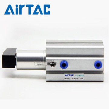 亞德客型 QCK50 63-10/20/30-S 90度轉角下壓回轉夾緊QCK旋轉氣缸