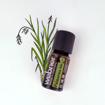 webner 葦柏納｜有機玫瑰草單方精油 10ml