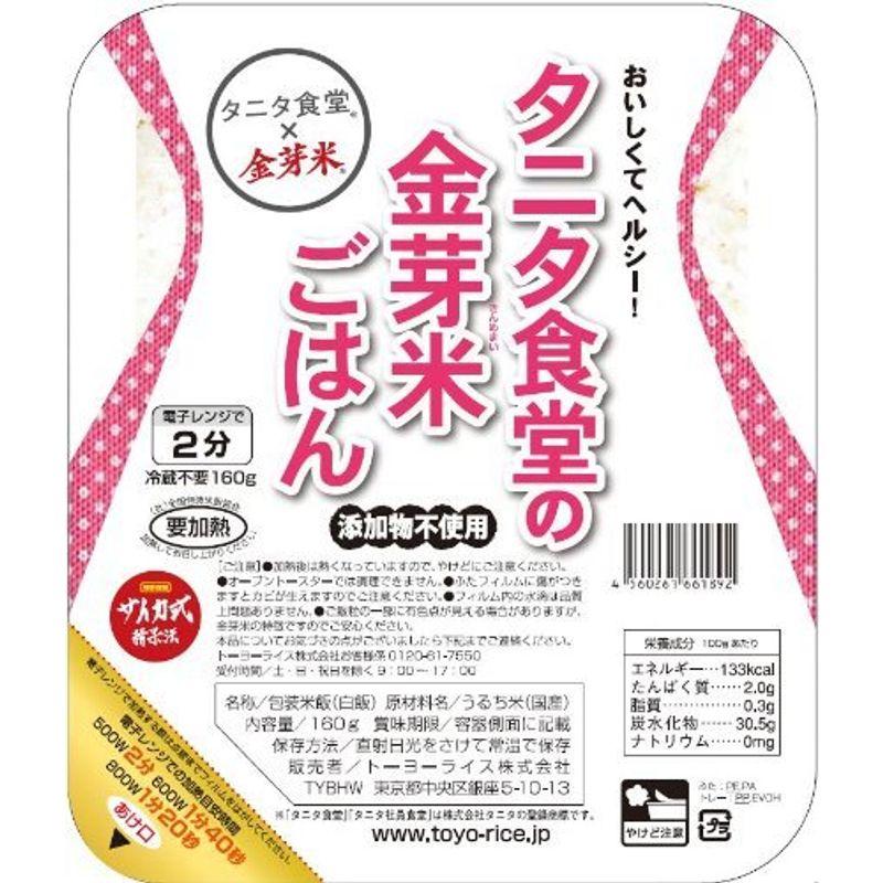 トーヨーライス タニタ食堂の金芽米ごはん 160g 3食セット×4個（計12食）