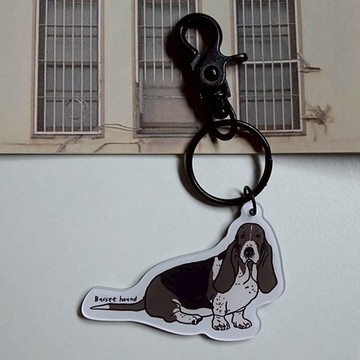 【快速出貨】巴吉度鑰匙圈