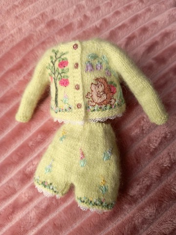 Blythe 娃娃手工編織衣服套裝