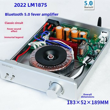 【台灣公司 可開發票】傳奇經典黑金紀念版Lm1875 Lm3886功率放大器家庭音頻高保真藍牙5.0