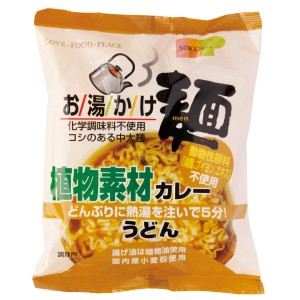 お湯かけ麺 植物素材カレーうどん 単品