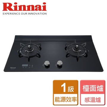 【林內Rinnai】RB-A2660G(B) - 檯面式緻溫玻璃雙口爐 - 僅北北基含安裝