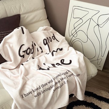 JIN CHA GOD-毛毯 Hey!God is good all the time質感法蘭絨毛毯