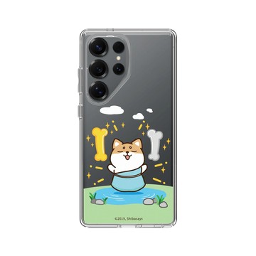 Galaxy S25 Ultra Clear 透明 - 柴語錄 Shiba Says - 金銀斧頭