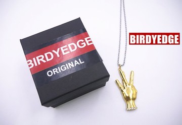 BIRDYEDGE OK手 項鍊 鋼鈦項鍊
