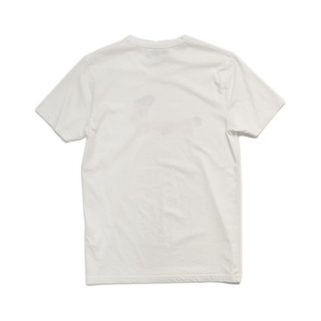 法國OLOW Brouette海灘情侶遊戲小圓領短T白色葡萄牙製