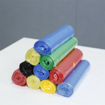 福興惠垃圾袋加厚點斷式一次性家用廚房收納袋宿舍黑色塑料袋卷裝