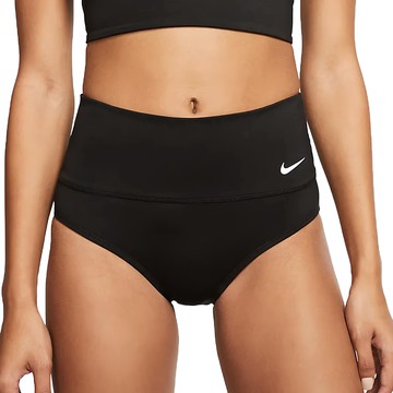 NIKE 耐吉 ESSENTIAL HIGH WAIST 比基尼泳褲 NESSA215  M  黑色