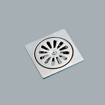 HCG不鏽鋼方型地板落水頭(無牙）/BF2605(1 1/2")