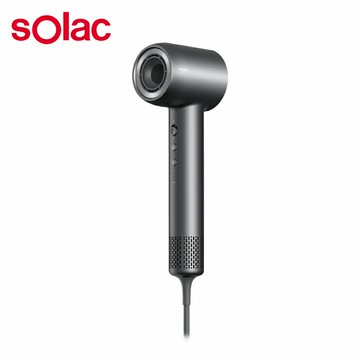 【SOLAC】SD-850 魚子精華智能專業吹風機 曜石黑【三井3C】