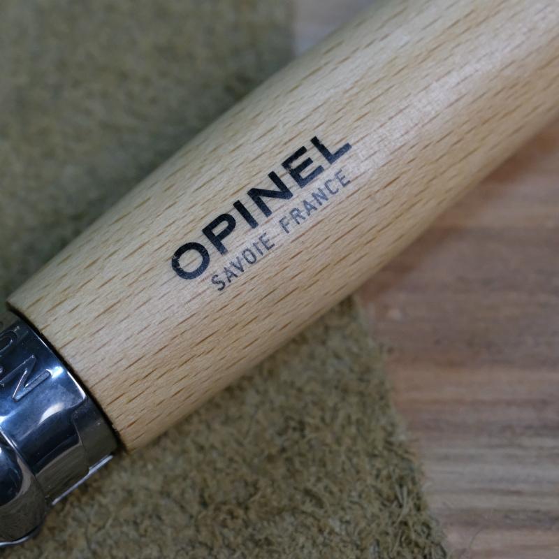 オピネル（opinel) ステンレス　no12　革紐付き