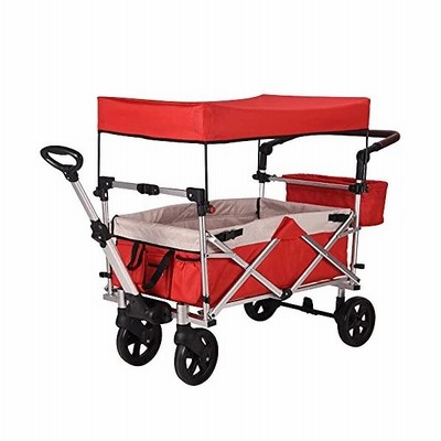 Feemom二人乗りベビーカー ツインカート 屋根付き キャリーワゴン 折りたたみ ストッパー付き 大容量 専用レイ 通販 Lineポイント最大get Lineショッピング