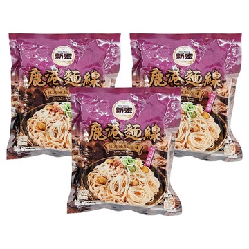 新宏 鹿港麵線 紅蔥油酥風味  105g  3包