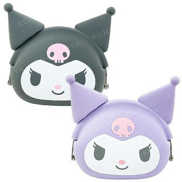 小禮堂 Sanrio 三麗鷗 酷洛米 矽膠造型零錢包 (大頭款)
