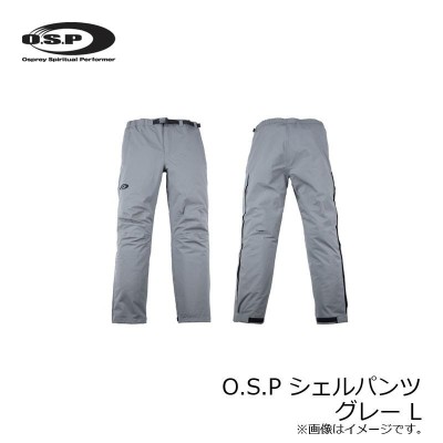 OSP O.S.P シェルパンツ グレー L /防水 撥水 防風 並木敏成 ストレッチ素材 釣り用ウェア | LINEブランドカタログ