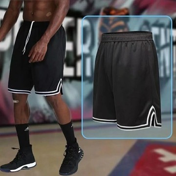 【MLM】潮流休閒條紋短褲 簡約百搭 運動籃球日常短褲  休閒褲男