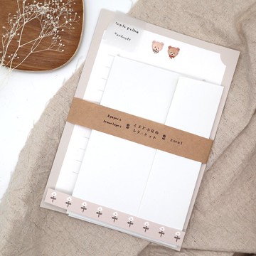 小熊與小花信件組