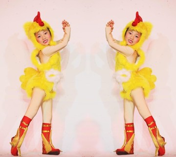 小鸡咯咯演出服儿童小鸡演出服幼儿小鸡表演服十二生肖小鸡表演服 99購物節