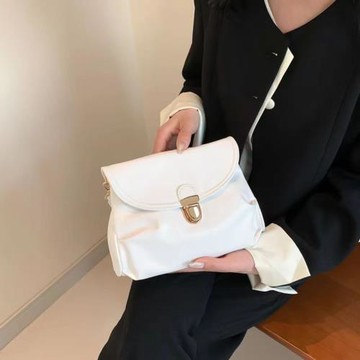 25新款福袋包韓系潮流腋下包輕奢抽帶手提包單肩女包斜挎包輕奢風