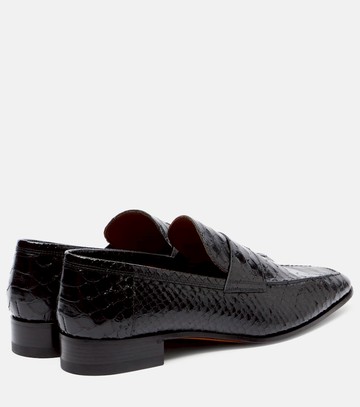 Paris Texas Vincent croc-effect leather loafers