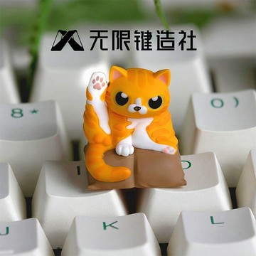 好物精選 喵式清潔個性鍵帽樹脂機械鍵盤帽解壓客製化可愛單個ESC二次元 壹灣寄出 流氓帽 化療帽 解壓鍵帽 畢業帽