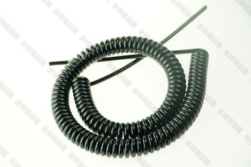 【全球優品匯】伸縮電線  滿300發貨  伸縮 電線 電纜線 螺旋 國標 彈力 黑色 3芯 彈簧線 2芯 平方 膠管 高