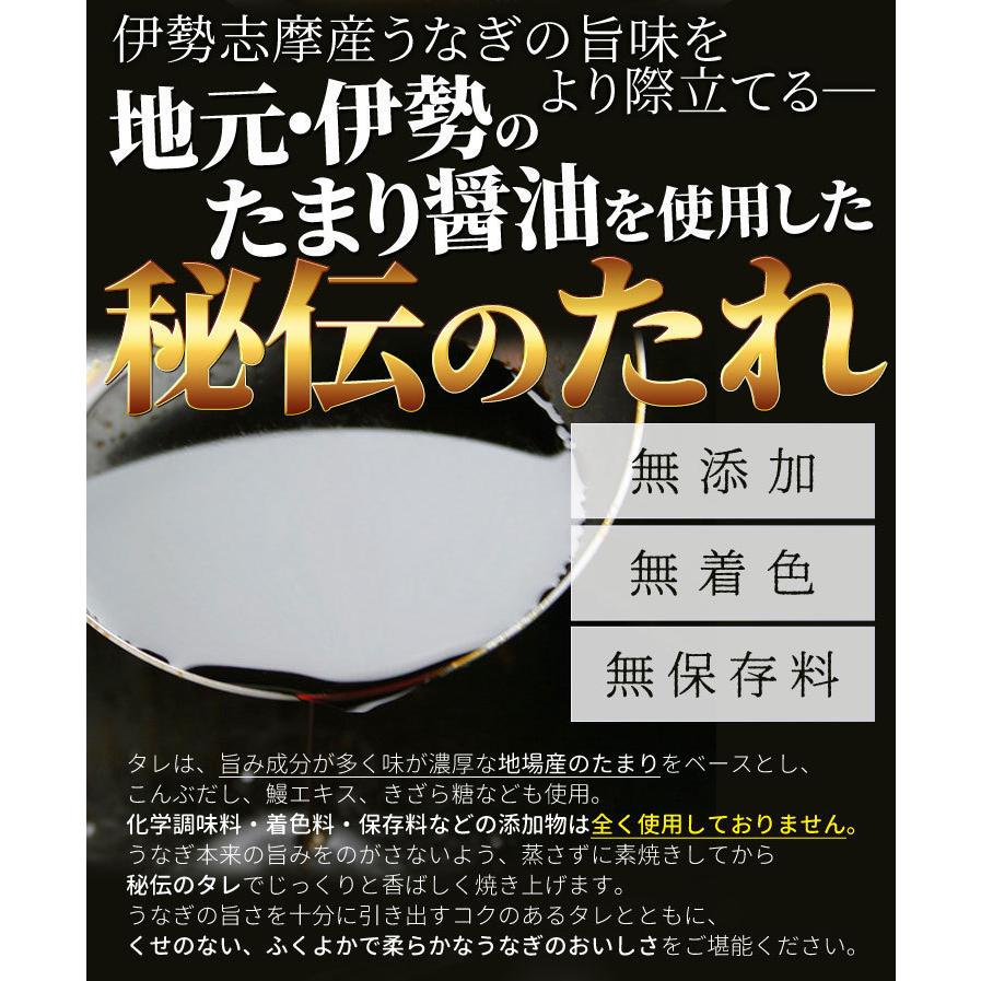 うなぎ 伊勢志摩産 たれ 大サイズ ３尾 たれ付 送料無料 国産 ウナギ 鰻 蒲焼き 丑の日 個包装 冷凍 化粧箱入 お歳暮 ギフト