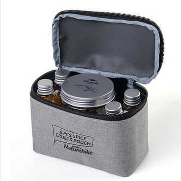 戶外野炊燒烤便攜調味瓶組合套裝調料盒調味罐收納包旅行野營用品 雙11特惠