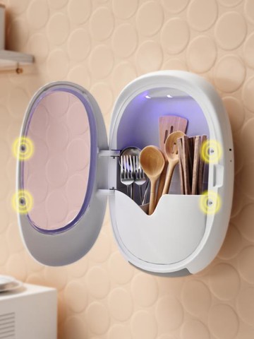 消毒筷子筒家用置物架壁掛式高檔桶新款快子簍餐具勺子籠廚房防霉 幸福驛站