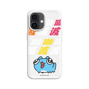 iPhone 16 SolidX 白 - 貓貓蟲咖波 Bugcat Capoo - 水汪汪咖波