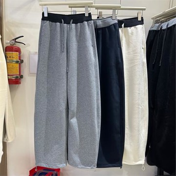 春裝束腳彎刀衛褲女新款百搭直筒顯瘦高腰寬松闊腿褲香蕉褲休閑褲