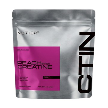NUTIER 鹼性一水肌酸｜禁忌蜜桃風味 250g-1入組