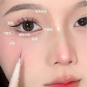 精細眼線液筆不暈染 細精眼線筆 超細眼線筆 畫下睫毛極細眼線筆【新品】