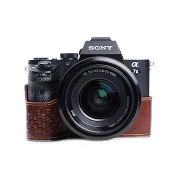 SVEN 義大利植鞣皮革編織相機底座 For SONY A7II / A7RII【NG】