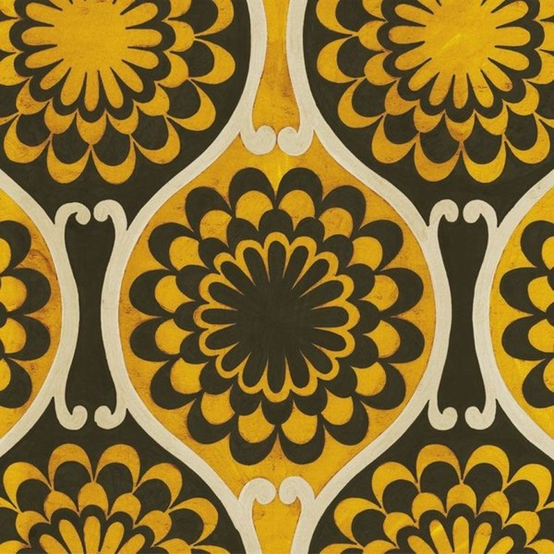 サンプル 壁紙 おしゃれ 貼って はがせる 粘着シート リメイクシート Hatte Me ハッテミー 復刻 ヴィンテージ レトロ Fkvt D4 ブラウン オレンジ 通販 Lineポイント最大0 5 Get Lineショッピング