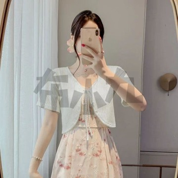 【佈小九】大尺碼開衫 小外套 女裝  夏季外搭罩衫 空調衫 小外套 罩衫外套 薄外套 女上衣 小披肩女薄款防曬開衫女