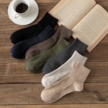 襪子男中筒襪束腰運動襪純棉吸汗防臭男士商務棉襪春夏季潮男短襪