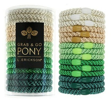 美國 L. Erickson 彈力髮圈-Lucky 粗款髮圈 分裝5入/桶裝15入＊夏日微風＊