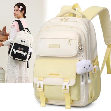 新款書包初中女生新款男生中學生高中生大容量小學生減負護脊書包